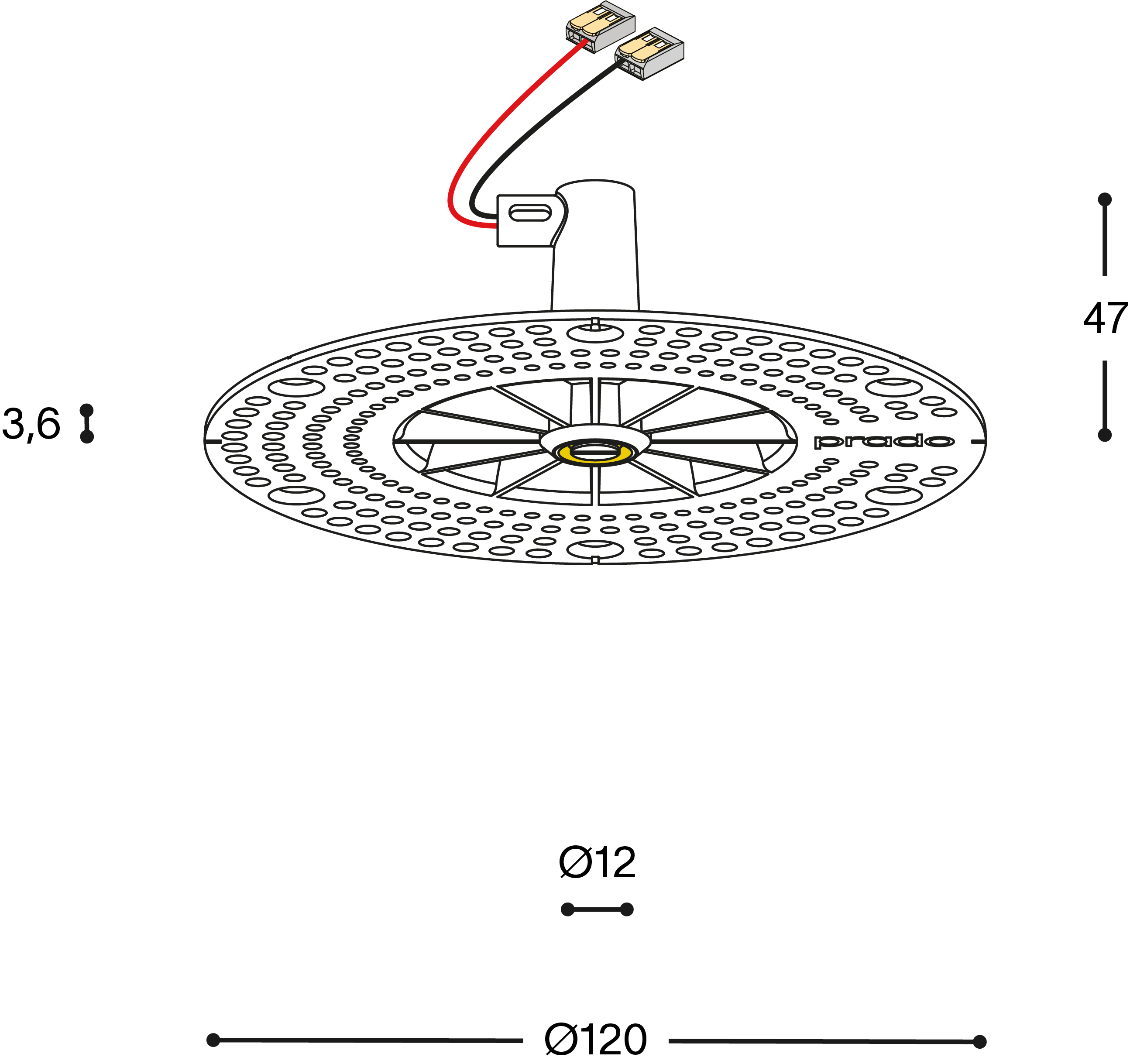 drawing plaster ring jack