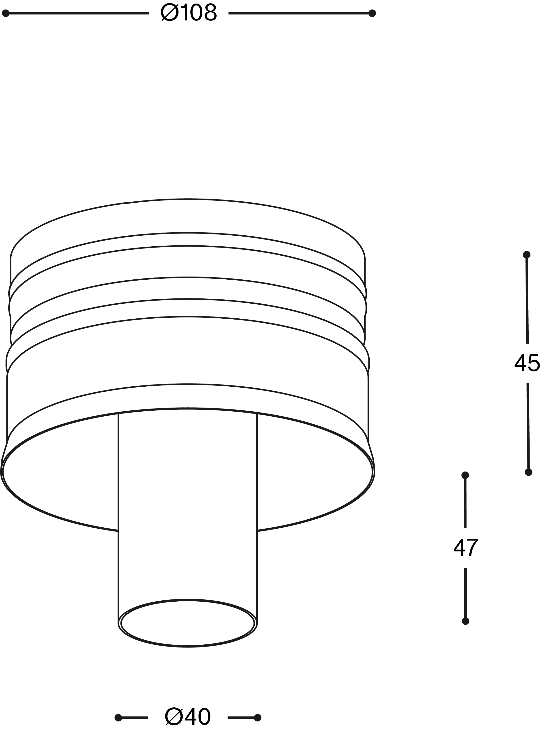 drawing light + ventilation mini long